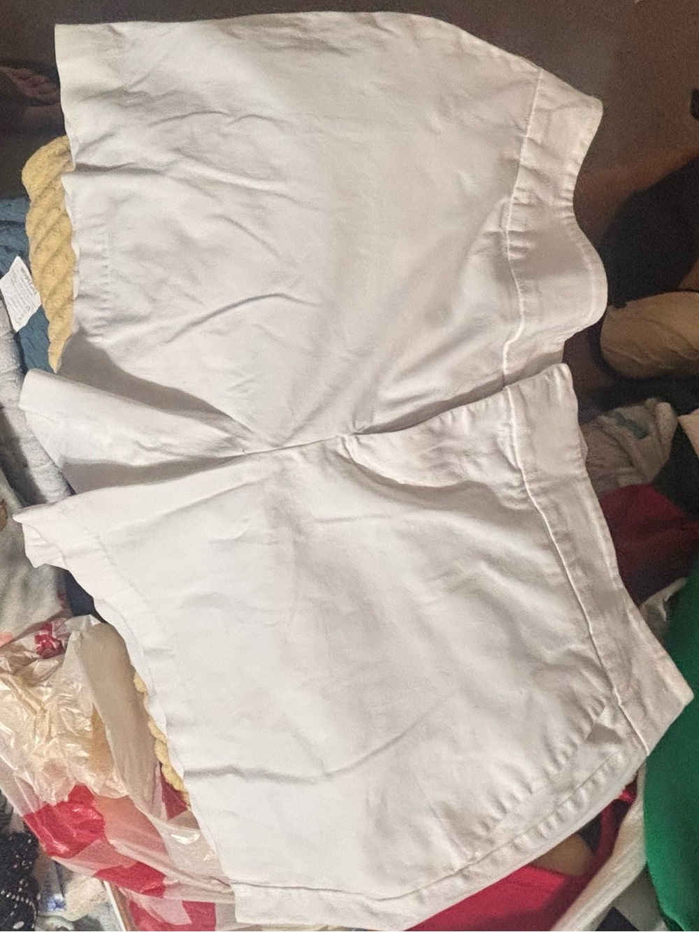 Maison Jules White Cotton Bermuda Shorts